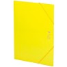 CARCHIVO CARPETA 3 SOLAPAS FOLIO C/GOMAS CARTÓN BRILLO LUZ AMARILLO