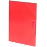 CARCHIVO CARPETA 3 SOLAPAS FOLIO C/GOMAS CARTÓN BRILLO LUZ ROSA