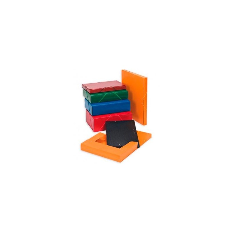 CARCHIVO CARPETA DE PROYECTOS 9CM MONTADA CARTÓN COMPACTO PINTADO BRILLO CON GOMAS FOLIO NEGRO