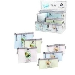 CARCHIVO BOLSA MULTIUSOS CREMALLERA EVA SURTIDO TAMAÑO A6 COLORES SURTIDOS