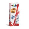 CARIOCA BOLÍGRAFO OOPS MONOCOLOR ROJO CAJA 12 UD