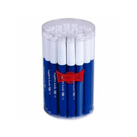 CARIOCA ROTULADOR JUMBO PUNTA GRUESA AZUL OSCURO BOTE 30 UD