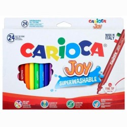 CARIOCA ROTULADOR JOY PUNTA FINA COLORES SURTIDOS ESTUCHE 24 UD