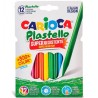 CARIOCA PLASTICERAS RESISTENTES PLASTELLO ESTUCHE 12 C/SURTIDOS