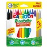 CARIOCA PLASTICERAS RESISTENTES PLASTELLO COLORES SURTIDOS ESTUCHE 12+2 UD
