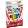 CARIOCA ROTULADOR BIRELLO DOBLE PUNTA FINA/MEDIA COLORES SURTIDOS ESTUCHE 12 UD