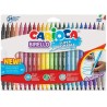 CARIOCA ROTULADOR BIRELLO DOBLE PUNTA FINA/MEDIA COLORES SURTIDOS ESTUCHE 24 UD
