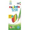 CARIOCA LÁPICES DE COLORES TITA SURTIDOS ESTUCHE 12 UD
