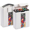 CARIOCA PLUS SKETCH MARKER DOBLE PUNTA CINCEL/PINCEL COLORES SURTIDOS CAJA PREMIUM 32 UD