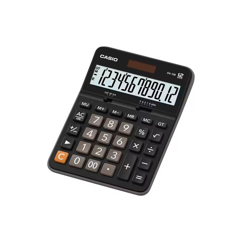 CASIO CALCULADORA DE OFICINA SOBREMESA DX-12B 12 DÍGITOS NEGRO