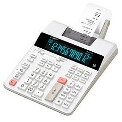 CASIO CALCULADORA CON IMPRESORA FR-2650RC 12 DÍGITOS BLANCO