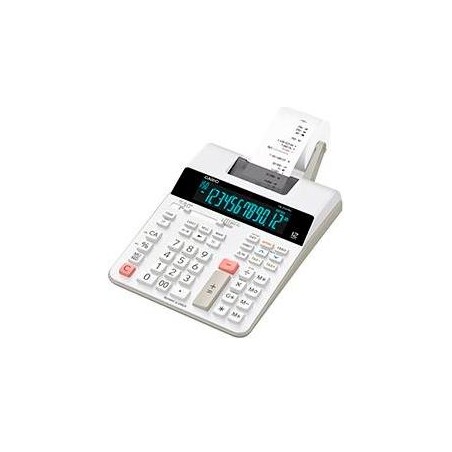 CASIO CALCULADORA CON IMPRESORA FR-2650RC 12 DÍGITOS BLANCO