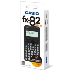 CASIO CALCULADORA CIENTIFICA NEGRA 15 Y 10+2 DÍGITOS 293 FUNCIONES Y 9 MEMORIAS FX-82SPCW