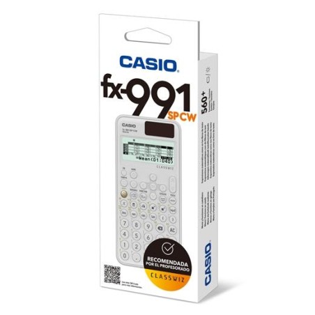 CASIO CALCULADORA CIENTIFICA NEGRO/BLANCO 15 Y 10+2 DÍGITOS 576 FUNCIONES FX-991SPCW