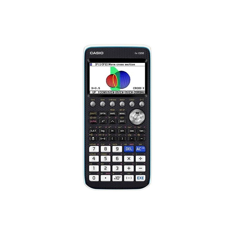 CASIO CALCULADORA GRÁFICA FX-CG50 PANTALLA COLOR ALTA RESOLUCIÓN 216X384 PX NEGRO