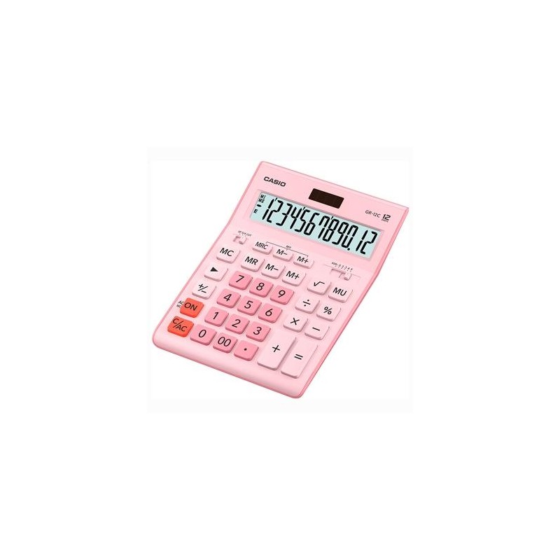 CASIO CALCULADORA DE OFICINA SOBREMESA 12 DÍGITOS ROSA