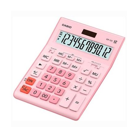 CASIO CALCULADORA DE OFICINA SOBREMESA 12 DÍGITOS ROSA
