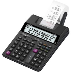 CASIO CALCULADORA DE OFICINA CON IMPRESORA HR-150RCE 12 DÍGITOS NEGRO