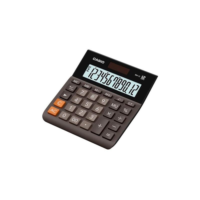 CASIO CALCULADORA DE OFICINA SOBREMESA 12 DÍGITOS NEGRO MH-12B