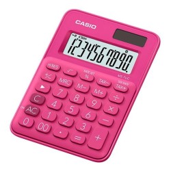 CASIO CALCULADORA DE OFICINA SOBREMESA ROJO 10 DÍGITOS