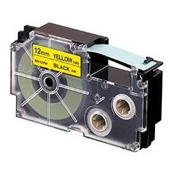 CASIO CINTA PARA ETIQUETADORA 8M X 12MM NEGRO/AMARILLO