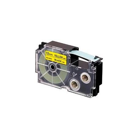 CASIO CINTA PARA ETIQUETADORA 8M X 12MM NEGRO/AMARILLO