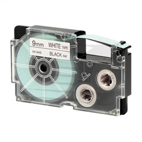 CASIO CINTA IMPRESIÓN DE NAILON 8M X 9MM NEGRO/BLANCO