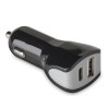 CELLY CARGADOR DE COCHE 1 USB - 1 USB-C 17W NEGRO