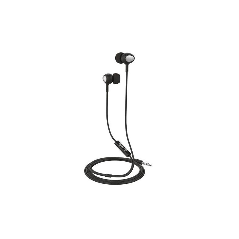 CELLY AURICULAR JACK 3.5 STEREO CON MICROFONO NEGRO