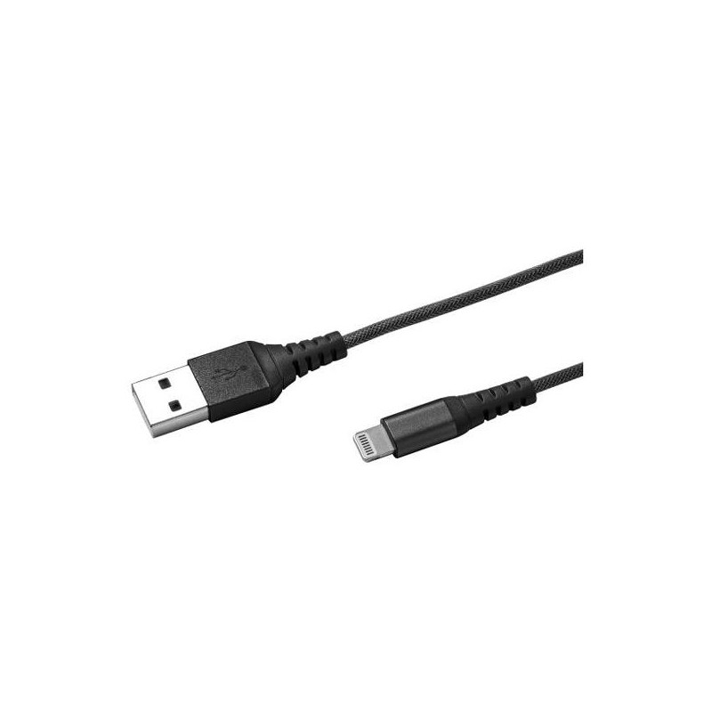 CELLY CABLE USB TIPO USB-A/M A LIGHTNING NEGRO 25 CM