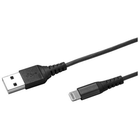 CELLY CABLE USB TIPO USB-A/M A LIGHTNING NEGRO 25 CM