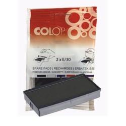 COLOP ALMOHADILLA E/30 NEGRO BLISTER -2U-