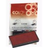 COLOP ALMOHADILLA E/40 ROJO BLISTER -2U-