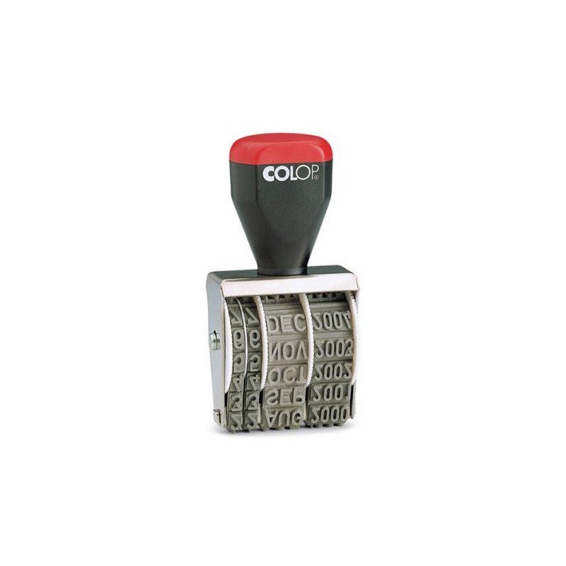 COLOP SELLO 05000 FECHADOR MANUAL 5MM ESPAÑOL ROJO