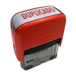 COLOP SELLO PRINTER C20 FORMULA " DUPLICADO " ALMOHADILLA E/20 14X38MM ROJO