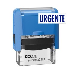 COLOP SELLO PRINTER C20 FORMULA " URGENTE " ALMOHADILLA E/20 14X38MM AZUL