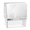 COLOP PRINTER 30 G7 18X47MM BLANCO/AZUL “NO INCLUYE PLACA DE TEXTO PERSONALIZADA”
