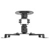 AISENS SOPORTE UNIVERSAL GIRATORIO INCLINABLE DE TECHO PARA PROYECTOR NEGRO