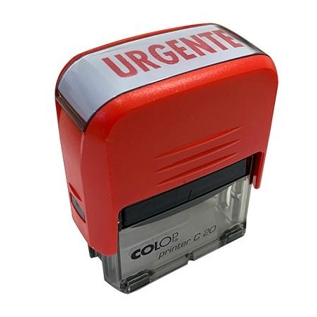 COLOP SELLO PRINTER C20 FORMULA " URGENTE " ALMOHADILLA E/20 14X38MM ROJO