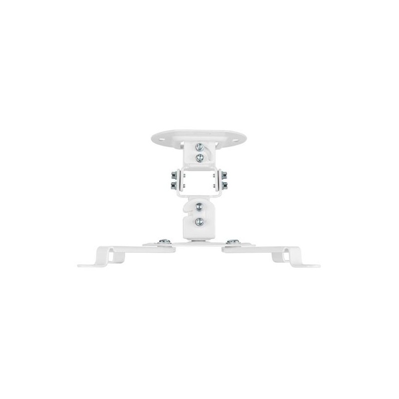 AISENS SOPORTE UNIVERSAL GIRATORIO INCLINABLE DE TECHO PARA PROYECTOR BLANCO