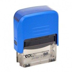COLOP SELLO PRINTER C20 FORMULA " DEVOLUCIÓN " ALMOHADILLA E/20 14X38MM AZUL