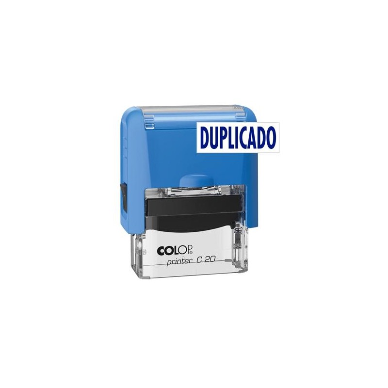 COLOP SELLO PRINTER C20 FORMULA " DUPLICADO " ALMOHADILLA E/20 14X38MM AZUL