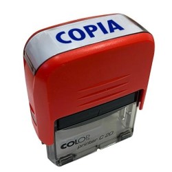 COLOP SELLO PRINTER C20 FORMULA " COPIA " ALMOHADILLA E/20 14X38MM ROJO
