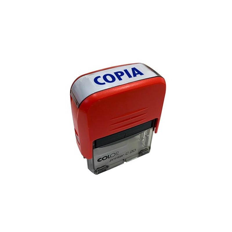 COLOP SELLO PRINTER C20 FORMULA " COPIA " ALMOHADILLA E/20 14X38MM ROJO