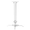 AISENS SOPORTE UNIVERSAL GIRATORIO INCLINABLE Y EXTENSIBLE DE TECHO PARA PROYECTOR BLANCO