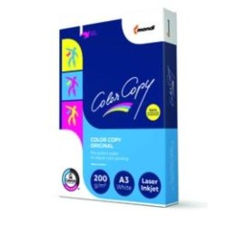 COLOR COPY ORIGINAL PAPEL REPROGRÁFICO DIN A3 200GR PAQUETE 250H BLANCO SATINADO