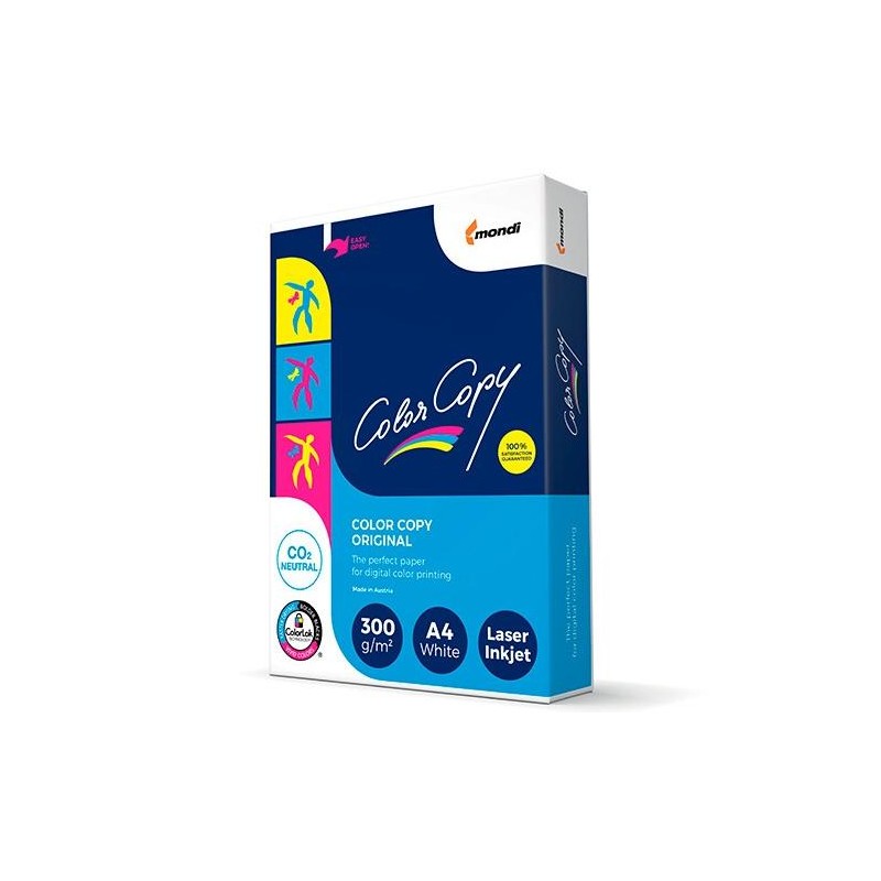 COLOR COPY ORIGINAL PAPEL REPROGRÁFICO DIN A4 300GR PAQUETE 125H BLANCO SATINADO MATE