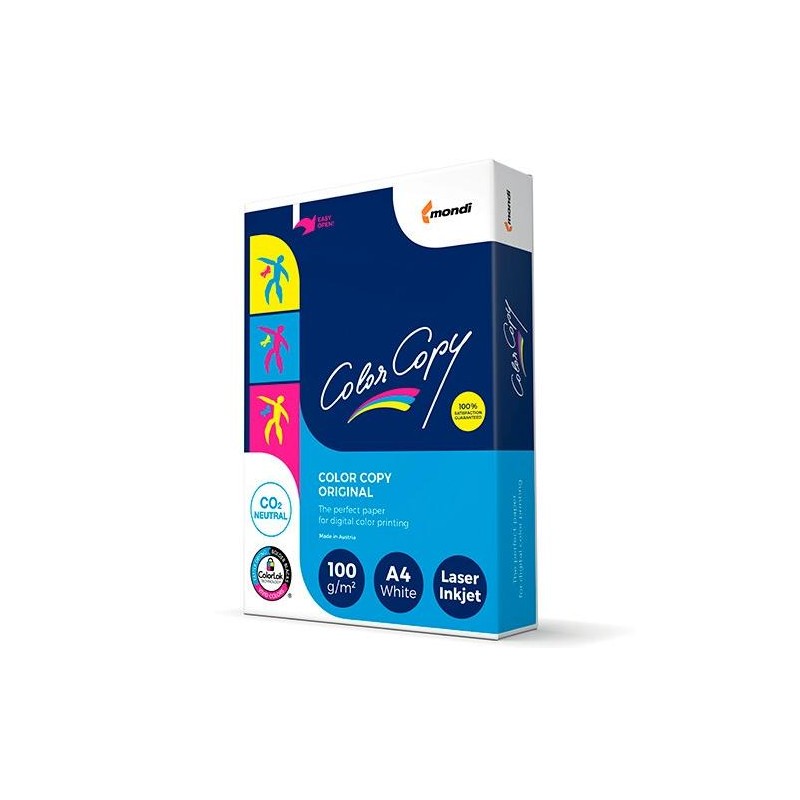 COLOR COPY ORIGINAL PAPEL REPROGRÁFICO DIN A4 100GR PAQUETE 500H BLANCO SATINADO MATE