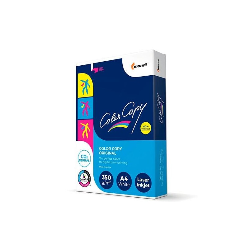 COLOR COPY ORIGINAL PAPEL REPROGRÁFICO DIN A4 350GR PAQUETE 125H BLANCO SATINADO MATE