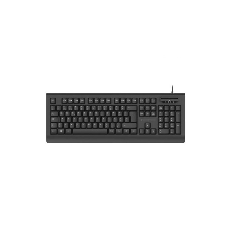 CONCEPTRONIC TECLADO USB CON LECTOR DNI COMPATIBLE DNI 3.0 Y TARJETA SANITARIA